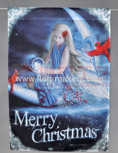 Christmas Angel garden flag