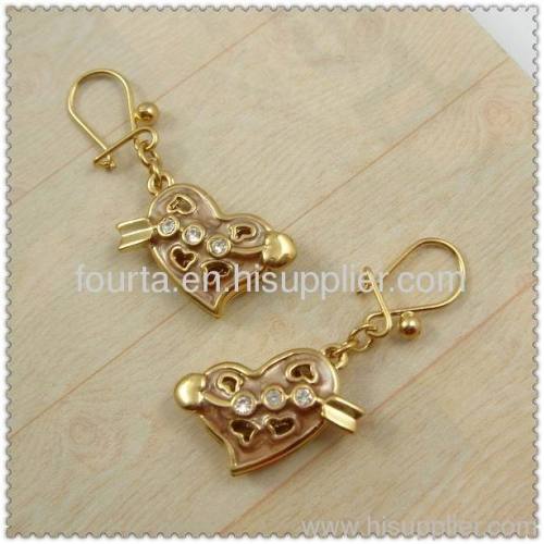 gold jewelry earring