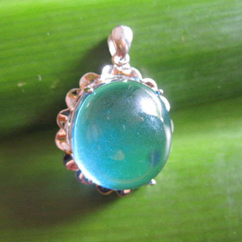 925 blue topaz charm jewelry,gemstone pendant,silver jewelry