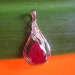 garnet gemstone pendant,925 silver jewelry,gemstone jewelry