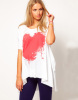 Stylish Cotton Dipped Back Tunic Maternity T- shirts