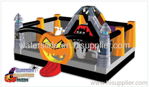 Haunting halloween inflatable combo