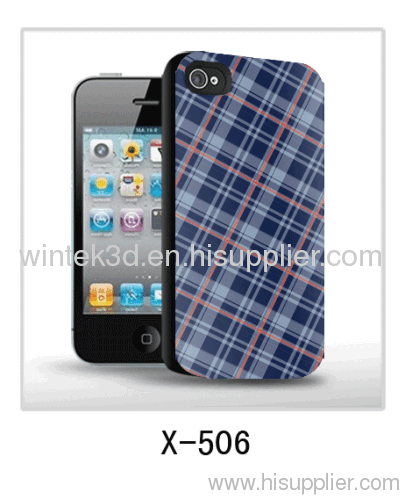 smartphone 3d case for iPhone,pc case rubber coated,for iPhone4 use