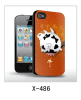 ox picture mobile phone 3d cover ox picture,for iPhone4 use,pc case rubber coated