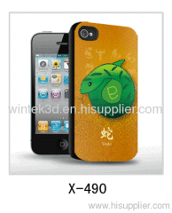 snake mobile phone 3d cover snake picture,pc case rubber coated,multiple colors available