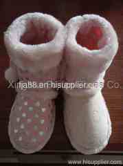 indoor plush boots for women