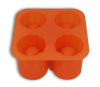 4 Silicone Ice Cube Trays