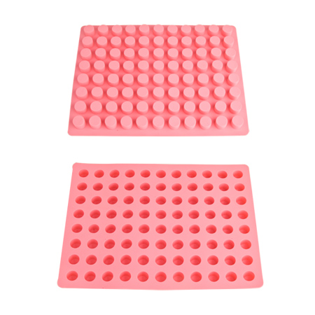 Round fashion silicone shaped ice cube tray