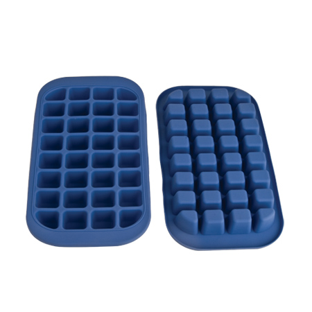 shape unbreakable silicone ice cube tray
