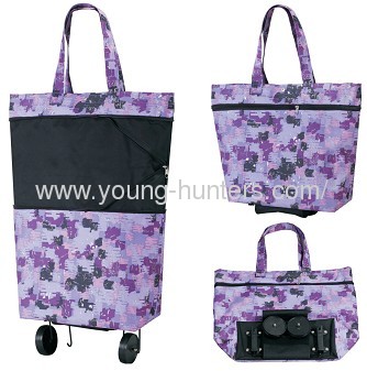 hand carry wheeled trolley bag