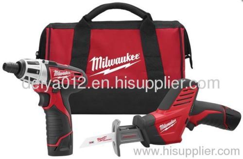 Milwaukee 2490-22 Cordless 2-Piece Combo Kits
