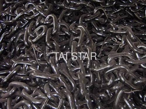 Anchor steel chain for marine use