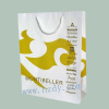 Printed white kraft paper bag