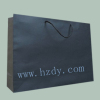 Black paper bag for shopping