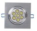 120mm×120mm×70mm Aluminum 6400K LED Ceiling Light