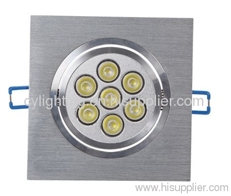 120mm×120mm×70mm Aluminum 6400K LED Ceiling Light