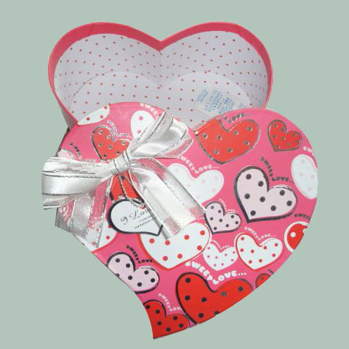 Heart shape paper box