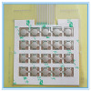 dome membrane keypad without membrane overlay