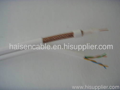 Coaxial Cable RG59+2C Power Wire 20AWG CCS/96*0.12