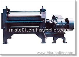 Flattening machine flattening machine for expanded metal