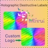 Holographic destructive labels,3D&2D hologram destructible labels