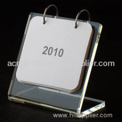 calendar display acrylic stand