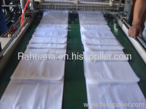 Automatic T-shirt bag making machine shopping bag maker