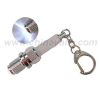 Spark plug led keychain light