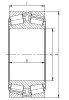 64450/64700D CL2 Double Row-TDI Tapered roller bearing