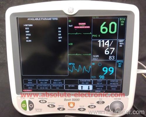 GE DASH 5000 patient monitor
