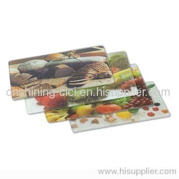 Tempered glass cutting board, chopping block