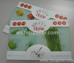 Tempered glass cutting board, chopping board