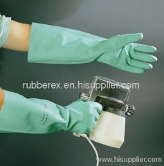 LONG CUFF NITRILE GLOVE