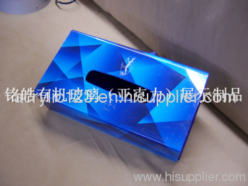 acrylic facial tissue box