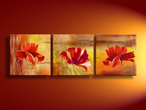 Floral Oil Paintings On Canvas