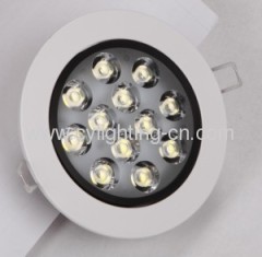 12×1W LED Spotlight Round White