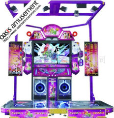 dacing game machine and game machine