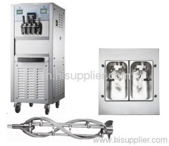 LED Automatic control dual system Frozen yogurt machine