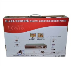 4CH D1 Realtime H. 264 Compression Network Standalone CCTV DVR