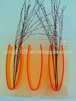 clear acrylic vases