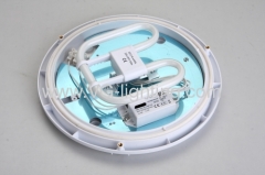 Plastic Ceiling Lamp/Made of PC / IP54/ Suitable for 2D PL E27 bulb