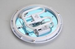 Round Plastic Ceiling Lamp/Made of PC / IP54/ Suitable for 2D PL E27 bulb