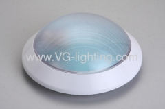 plastic ceiling lamp/IP54/PC material/for 2D PL E27 bulbs