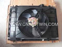 car radiator with fan