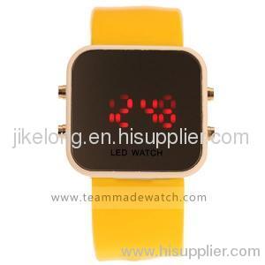 Yellow monotonous digital Watch