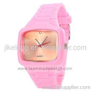 Charm Pin buckle Silicone Watch