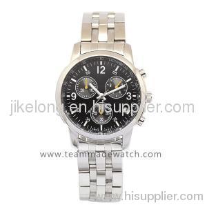 multifunctional men stainless steel watch