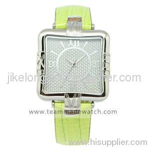 Lady fashion watch with square case