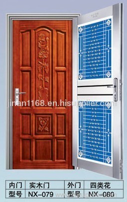 Foshan JINAN Stainless Steel Door Set Door