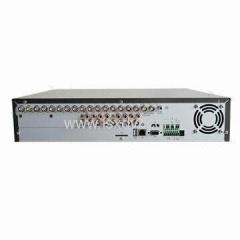 24-channel DVR with CIF Recording, Supports 3G/Wi-Fi/Multiple Languages/Remote Control/Free DDNS